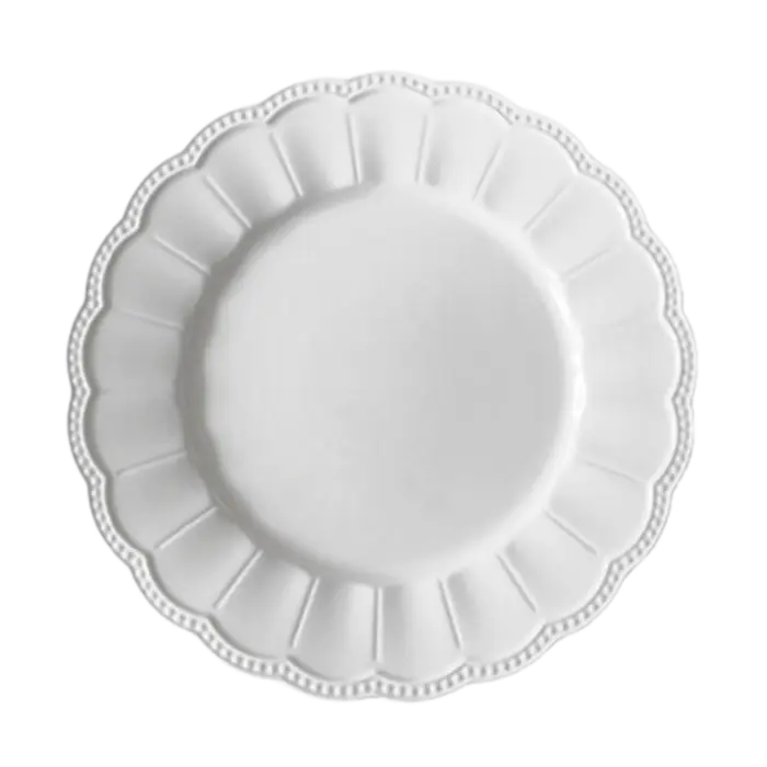 Charger Plate Embossed Porcelain