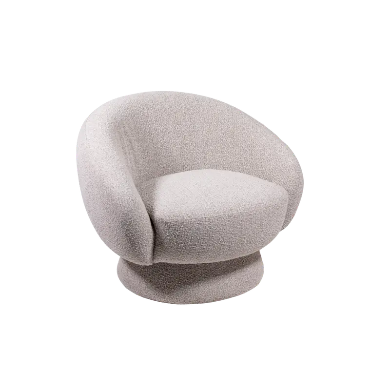 Sofa Chair Boucle Gray